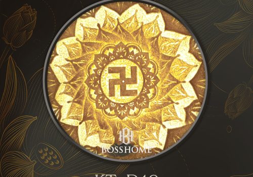 Tranh trúc chỉ mandala phòng thờ BTTC-101