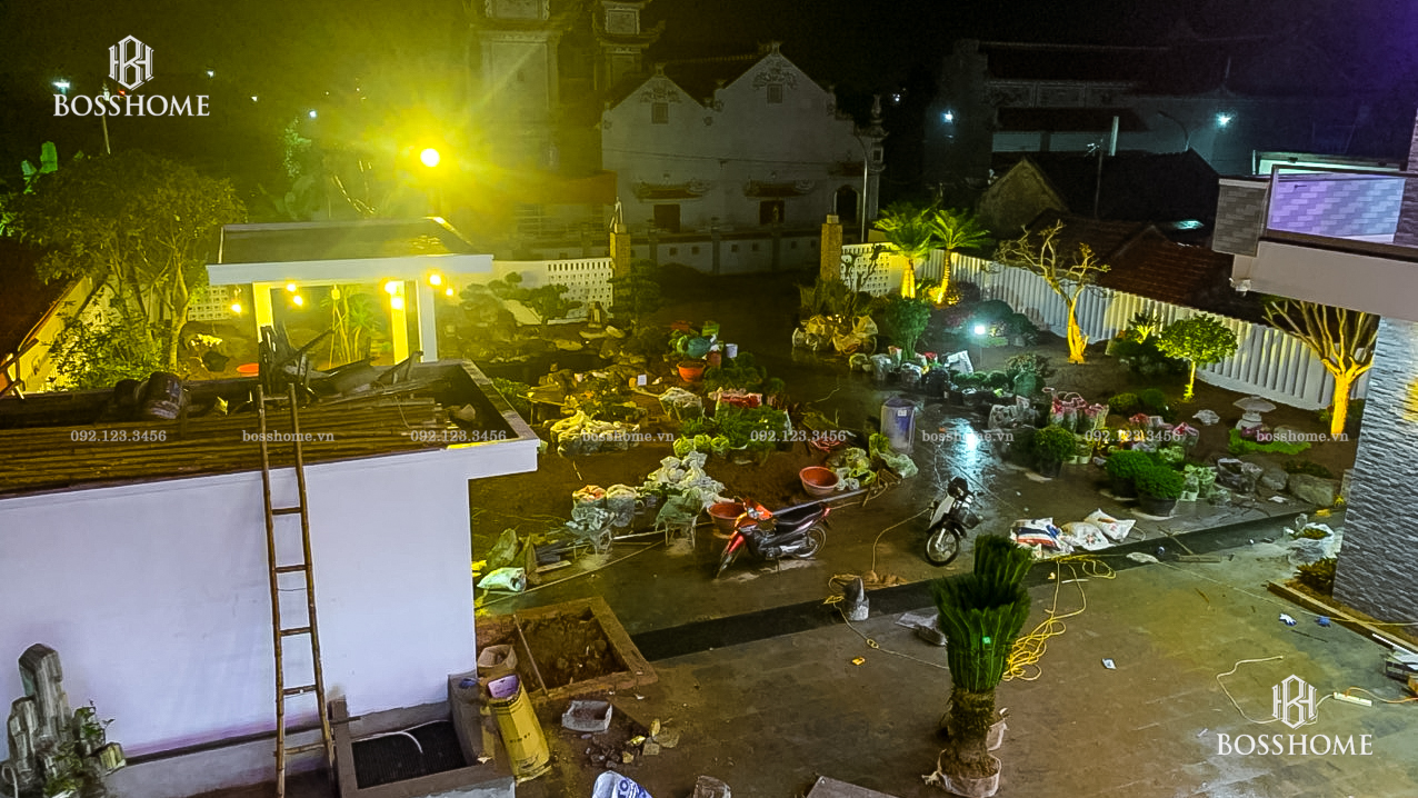 Dự án cảnh quan đang thi công tại Bắc Giang+++ (1)