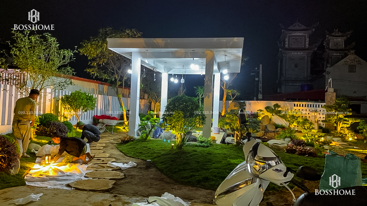 Dự án cảnh quan đang thi công tại Bắc Giang+++ (3)