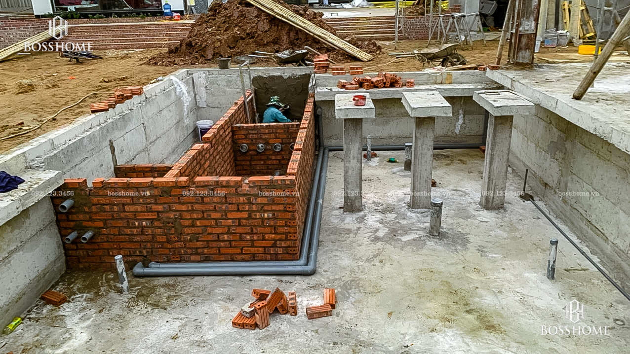 Dự án cảnh quan đang thi công tại Bắc Giang (3)