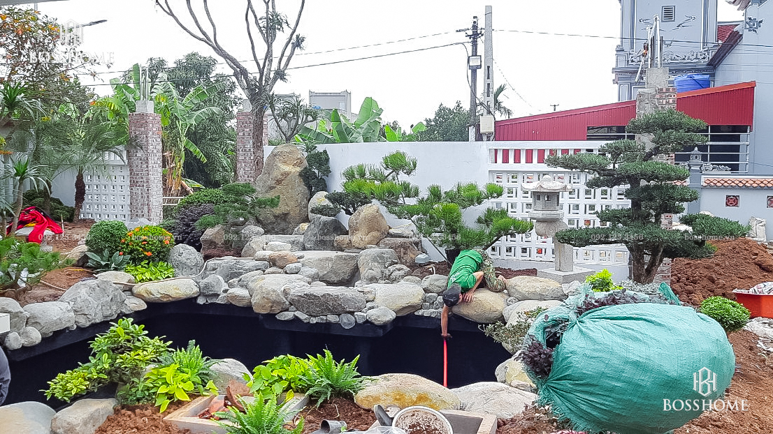 Dự án cảnh quan đang thi công tại Bắc Giang (6)