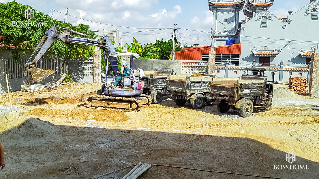 Dự án cảnh quan đang thi công tại Bắc Giang++