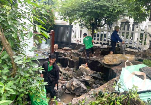 Dự án thi công sân vườn Hoa Sữa 3-22 - Vinhomes Riverside